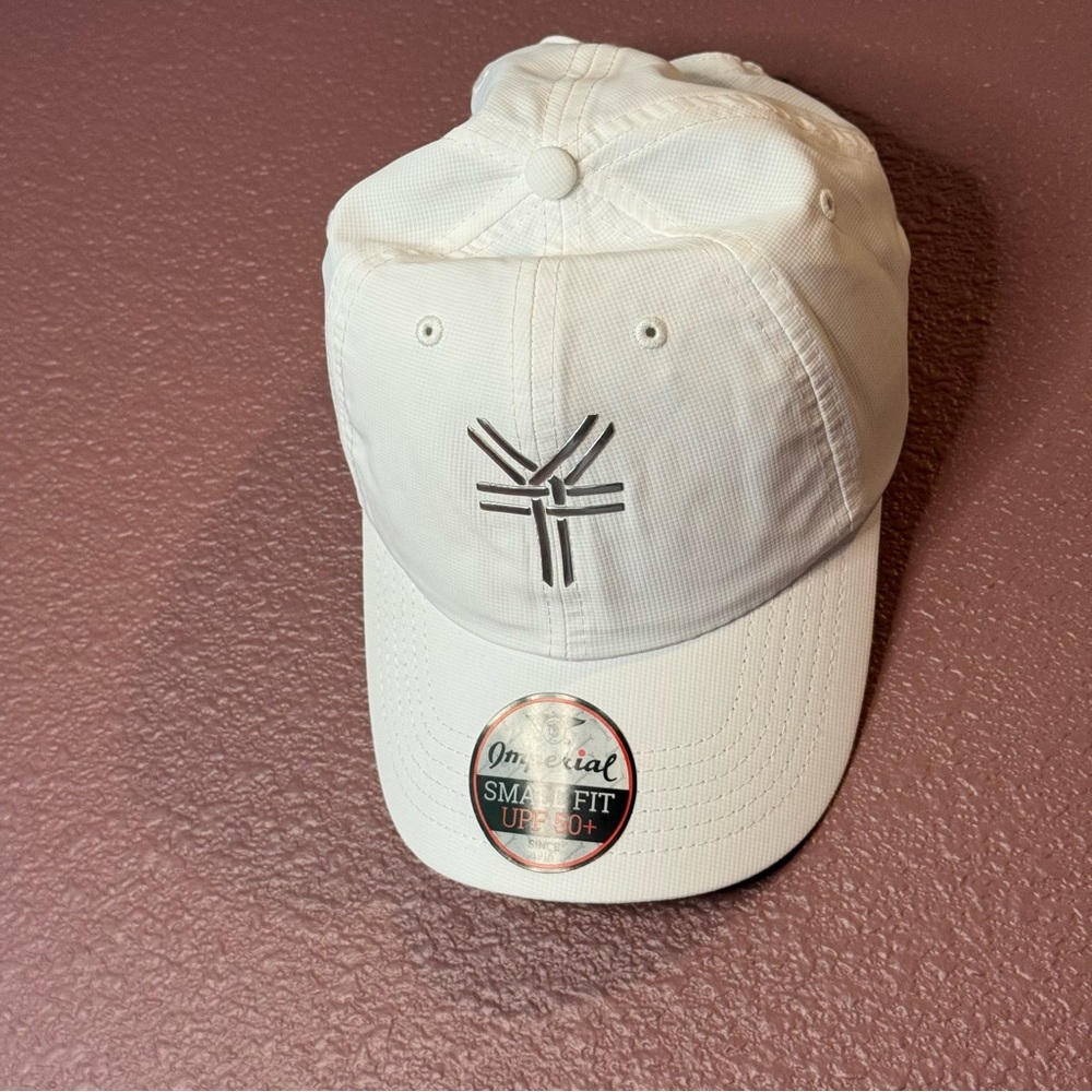 Imperial The Yards Golf Hat White NWT Small Fit